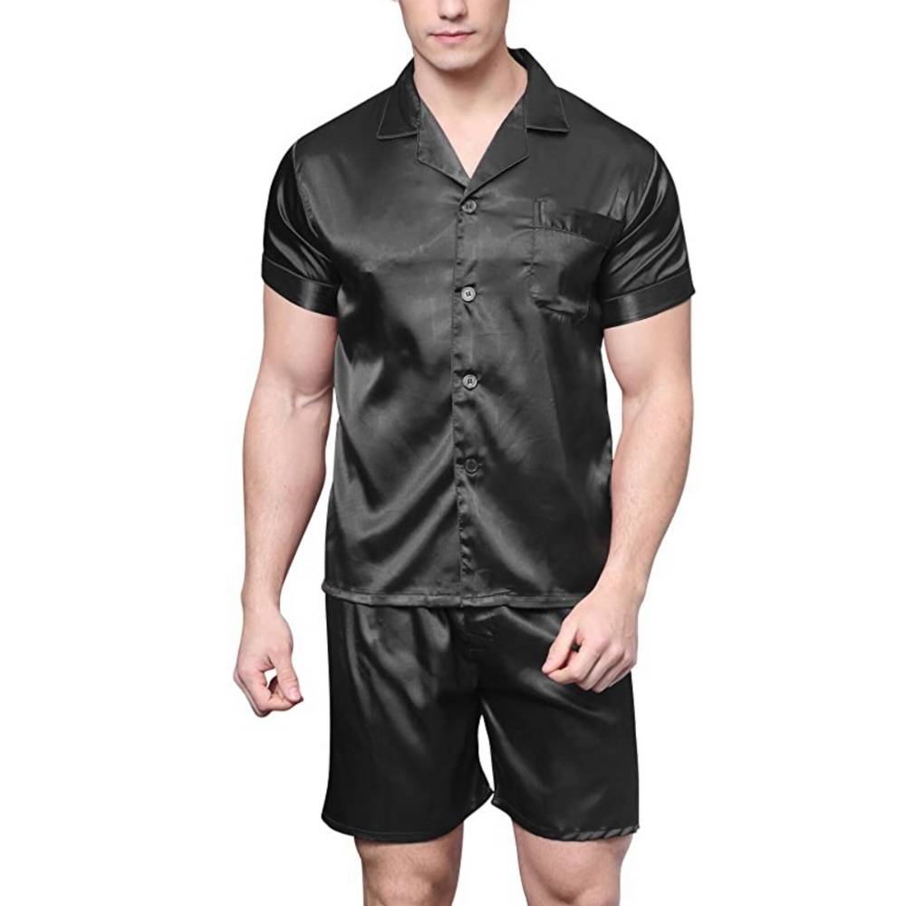 Mens Satin Pyjamas Set: image 3