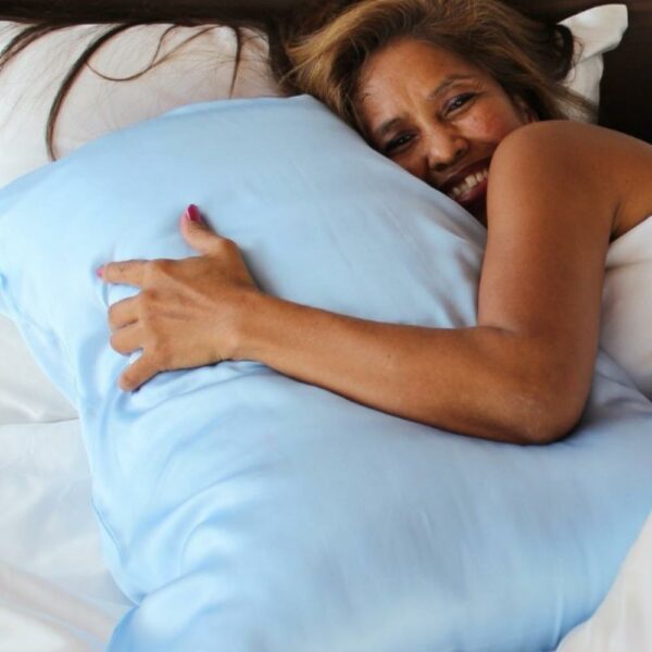 buy light blue silk pillowcase online ireland
